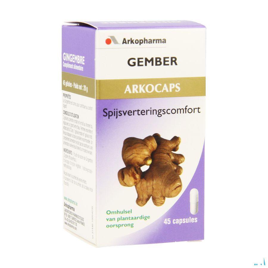 Arkocaps Gember Plantaardig 45  -  Arkopharma