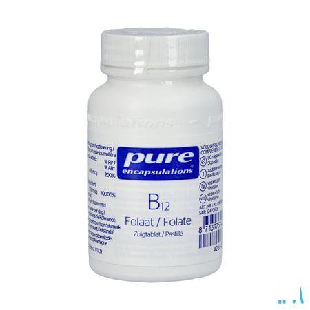 Pure Encapsulations B12 Folaat Pot Zuigtabl 90  -  Nestle