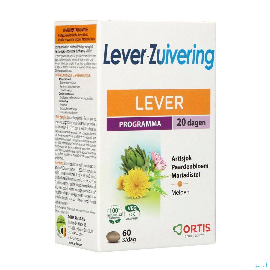 Ortis Methoddraine Zuiverend Lever Tabletten 4x15  -  Ortis