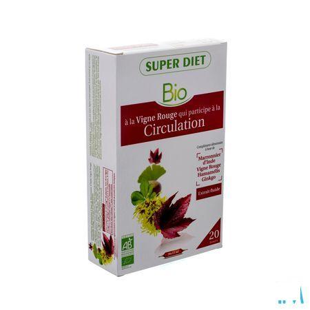 Super Diet Complexe Circulatie Bio Ampullen 20x15 ml  -  Superdiet Laboratoires