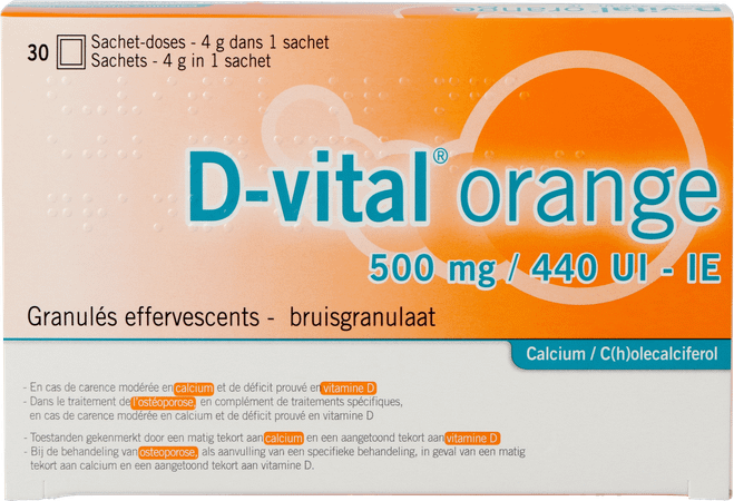 D Vital 500/440 Zakje 30  -  Will Pharma