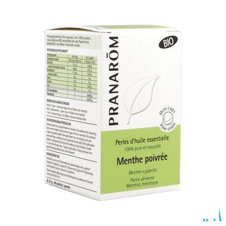Aromaperles Pepermunt Capsule 60  -  Pranarom