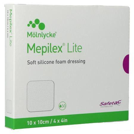 Mepilex Lite Dun Verband Sil Ster 10x10,00cm 5 284100  -  Molnlycke Healthcare