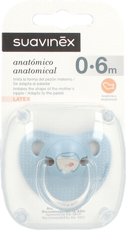 Suavinex Fopspeen Latex Anatom. 0-6m