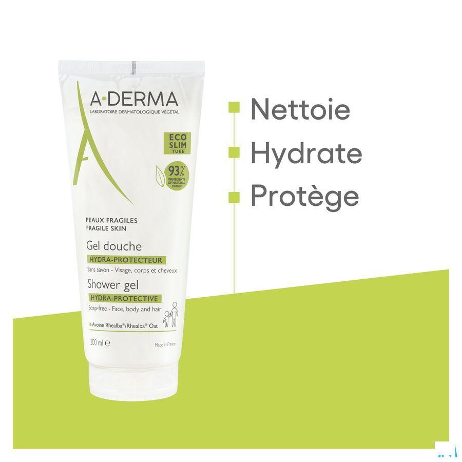 Aderma Les Indispens. Gel Douche Hydra Prot. 200 ml  -  Aderma