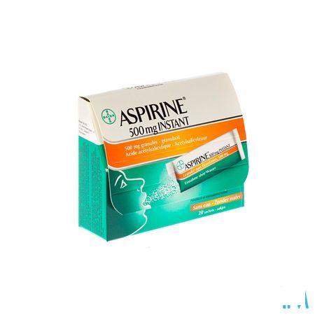 Aspirine Instant 500 mg Sach 20 X 500 mg
