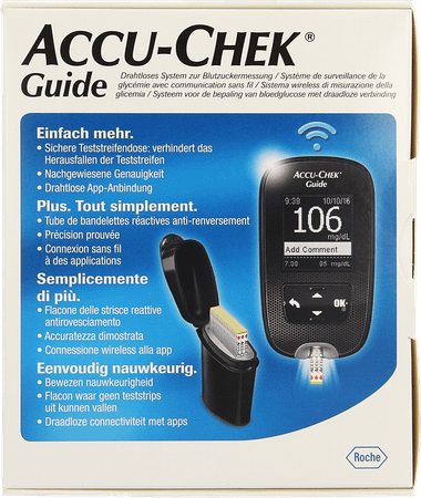 Accu Chek Guide Kit Belgique mg/dl  -  Roche Diagnostics