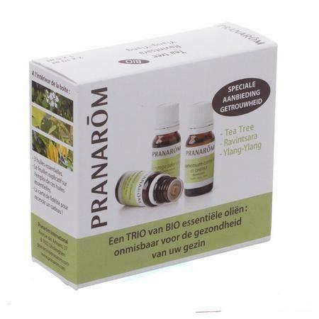 Triopack 3 Essentiel.olie V2 2x10 ml + 1x5 ml  -  Pranarom