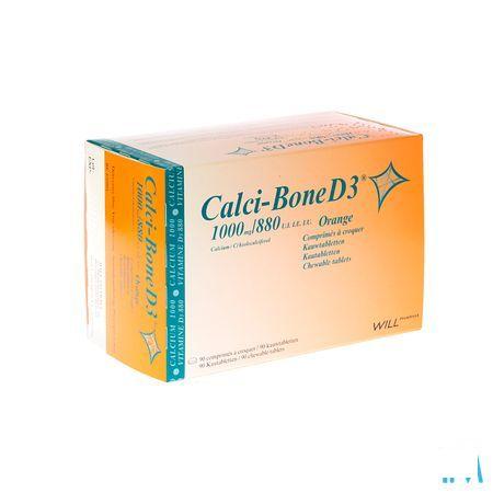 Calci Bone D3 kauwtabletten 90  -  Will Pharma
