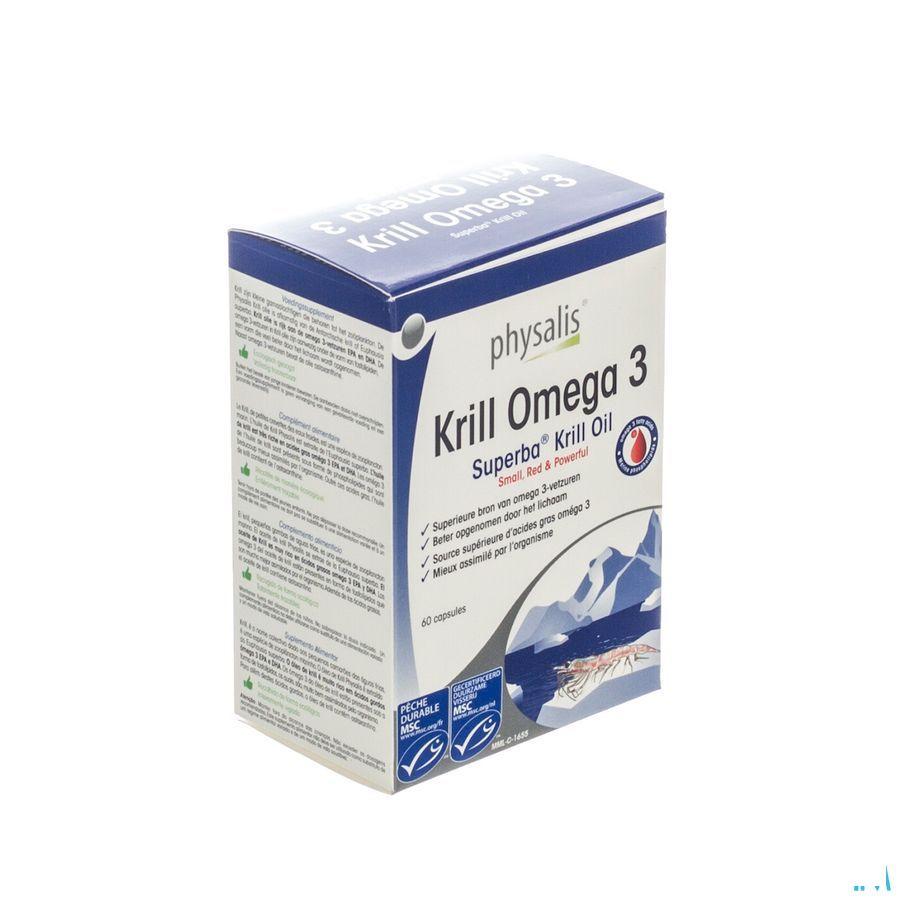 Physalis Krill Omega 3 Capsule 60  -  Keypharm
