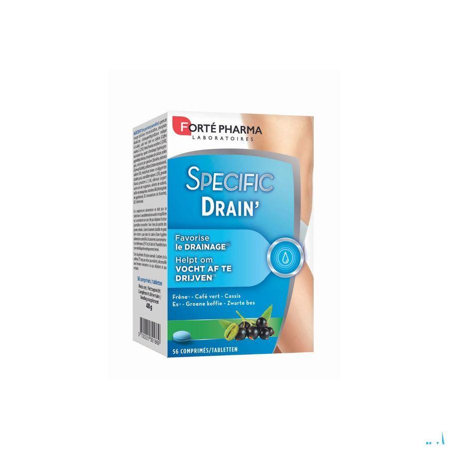 Specific Drain Tabl 56