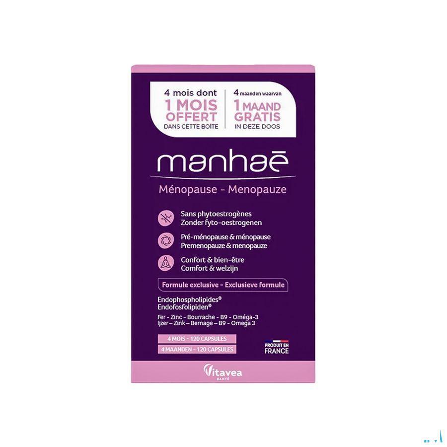 Vitavea Manhae Menopause 3 Mois + 1 Mois Caps 90