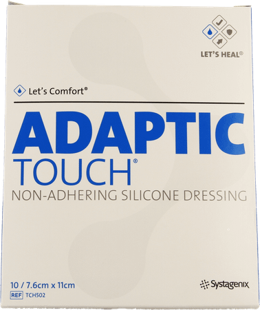 Adaptic Touch Siliconeverb 7.6X11Cm 10 Tch502  -  Gd Medical