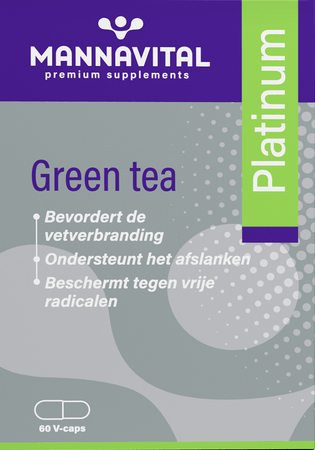 Mannavital Green Tea Platinum V-Capsule 60