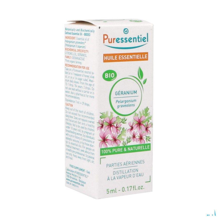 Puressentiel Eo Geranium Bio Expert Essentiele Olie 5 ml  -  Puressentiel
