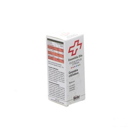 Citroen Eucalyptus Blad Herba Helv. Essentiele Olie 10 ml