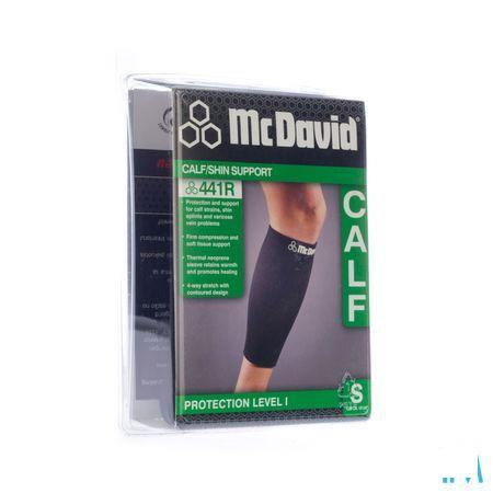 Mcdavid Del Calf Support Black/scarlet S 441