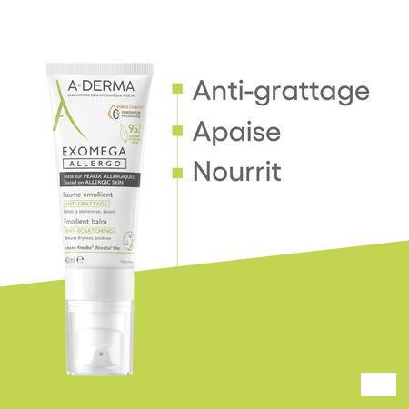 Aderma Exomega Allergo Emolierende Balsem 40 ml