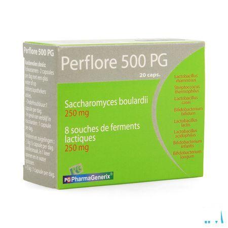 Perflore 500 Pg Pharmagenerix Capsule 20  -  Superphar