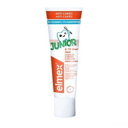 Dentifrice Elmex Junior Tube 2x75 ml