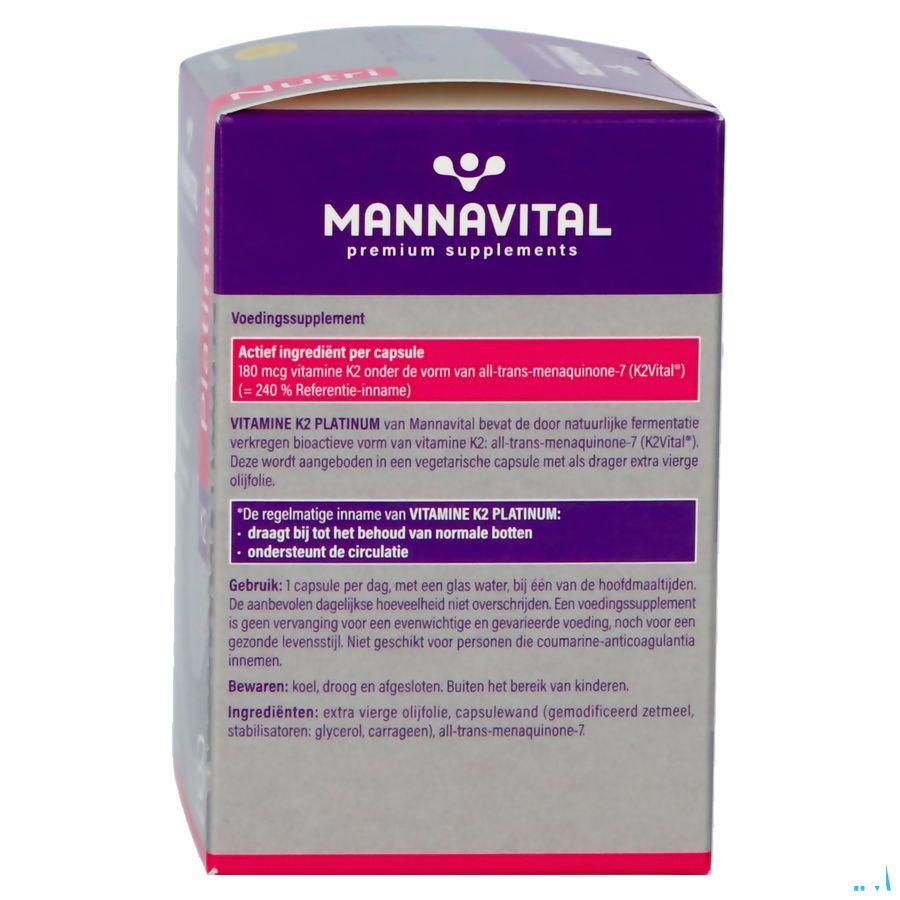Mannavital Vitamine K2 Platinum V-Caps 60