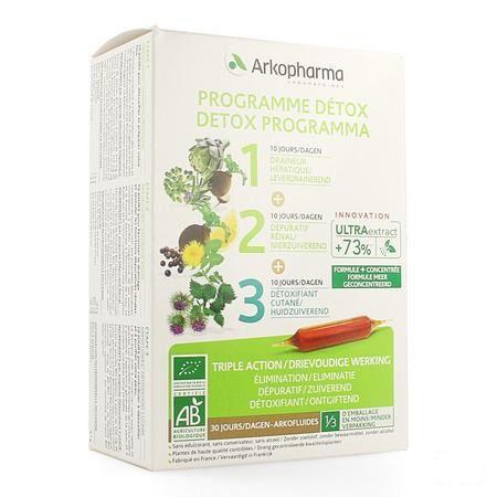 Arkofluide Programma Detox Ampullen 30  -  Arkopharma