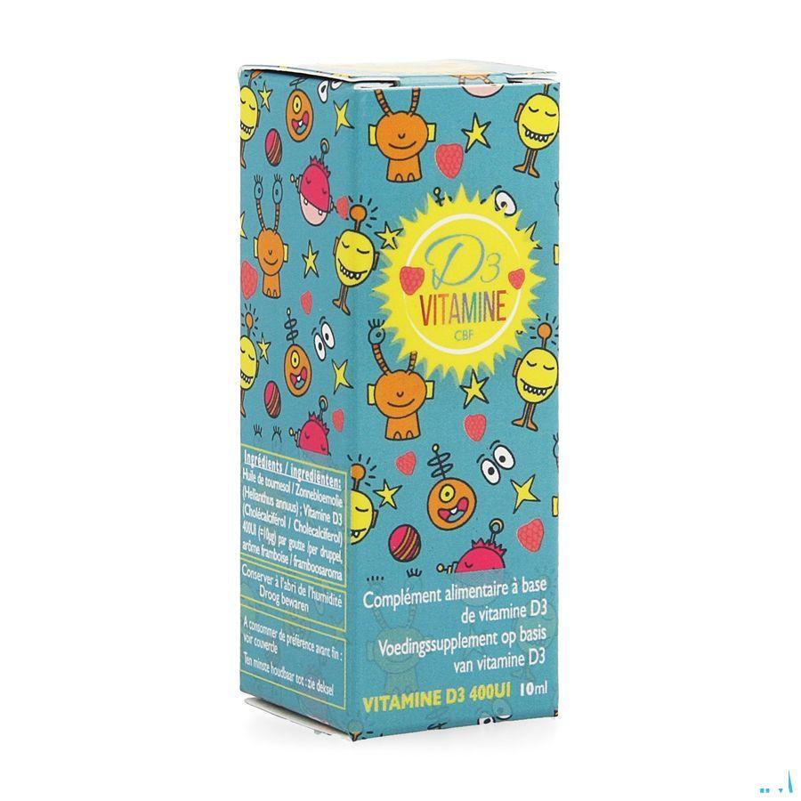 Vitamine D3 Cbf 400 Ui Gouttes Flacon 10 ml