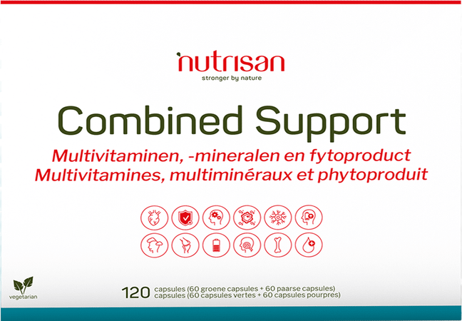 Combined Support V-Caps 60 + V-Caps 60 Nutrisan  -  Nutrisan