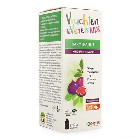 Ortis Fruits & Fibres Kid's Sirop 250 ml  -  Ortis