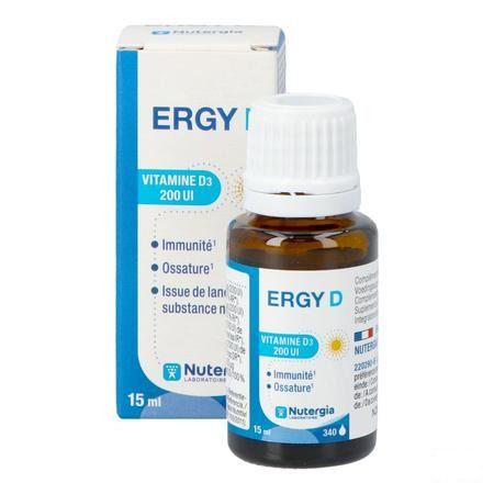 Ergy D Flacon 15 ml  -  Lab. Nutergia