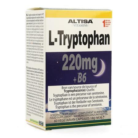 Altisa L-tryptophane 220 mg + B6 V-Capsule 60  -  Dieximport
