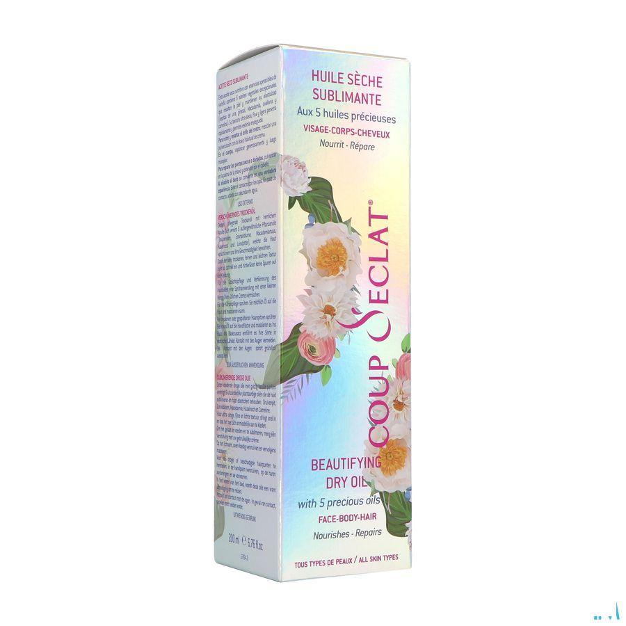 Coup D'Eclat Droge Olie Gelaat Lichaam Haar 200 ml  -  Asepta