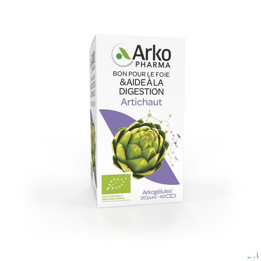 Arkogelules Artichaut Bio Capsule 40  -  Arkopharma