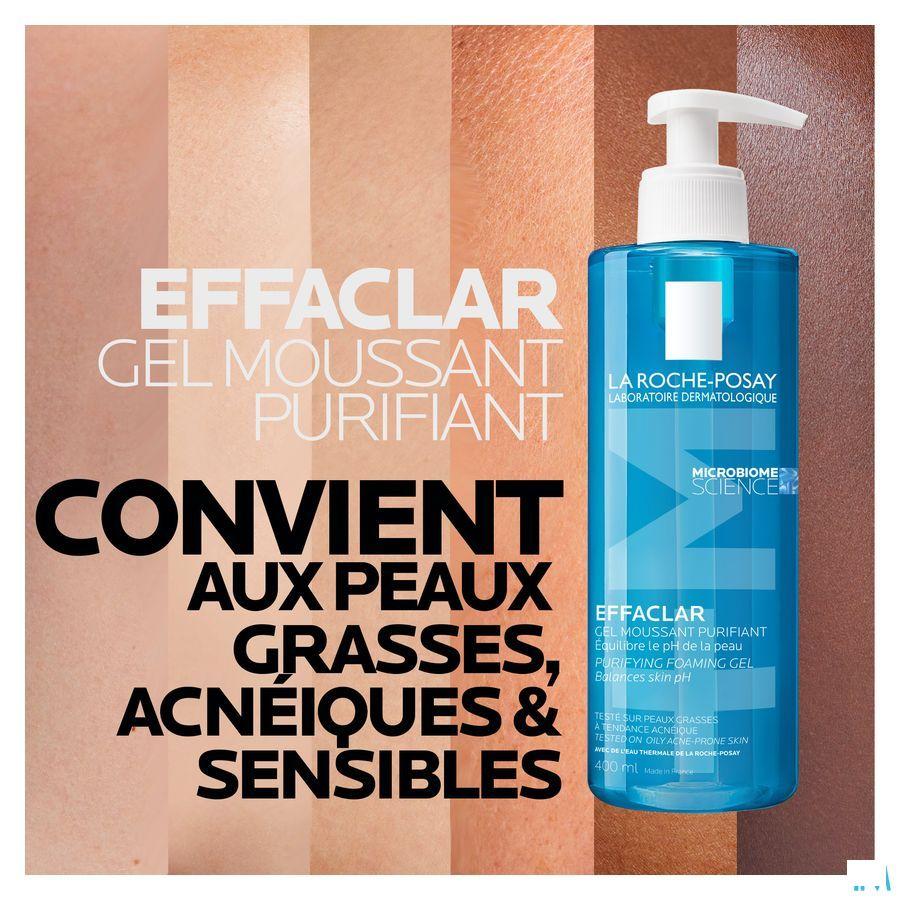 Effaclar Gel Moussant Purifiant 200 ml  -  La Roche-Posay
