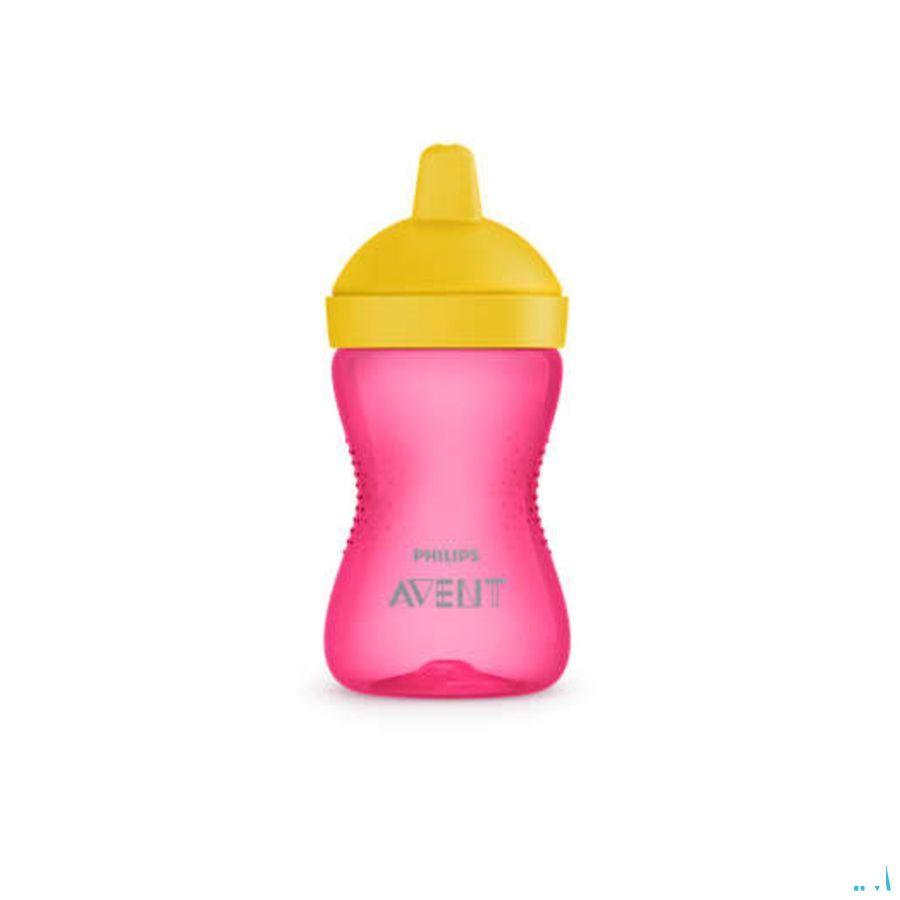 Philips Avent Drinkbeker Harde Tuit 300  ml Roze  -  Bomedys