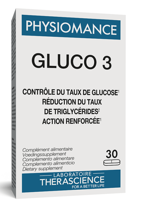 Gluco 3 Tabl 30 Physiomance PHY447B  -  Therascience