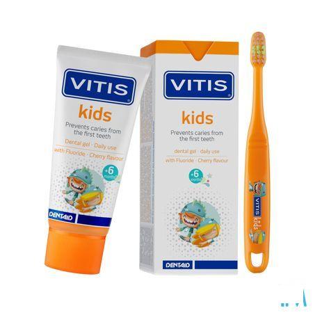 Vitis Kids Gel Tandpasta 50 ml  -  Dentaid
