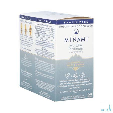 Minami Morepa Platinum + Vit D3 Caps 120  -  Nestle