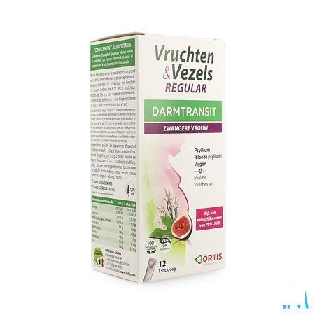 Ortis Vruchten & vezels Regular Sticks 12  -  Ortis