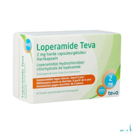 Loperamide Teva Capsule 60 X 2 mg 