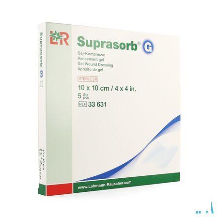 Suprasorb G Kompres 10x 10cm 5 33631  -  Lohmann & Rauscher