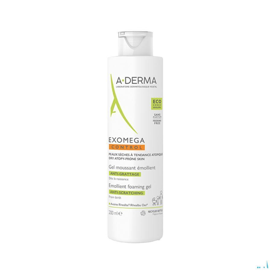 Aderma Exomega Control Emol. Schuimende Gel 200 ml  -  Aderma Benelux