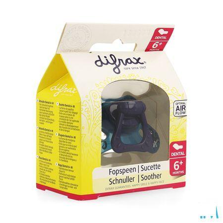 Difrax Fopspeen Sil Dental + ring + 6m 800  -  Difrax