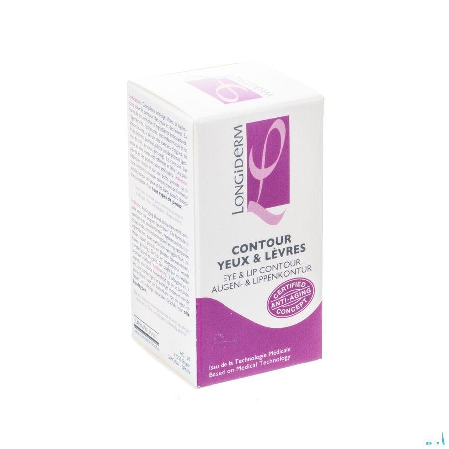 Longiderm Oog En Lipcontour Creme 15 ml