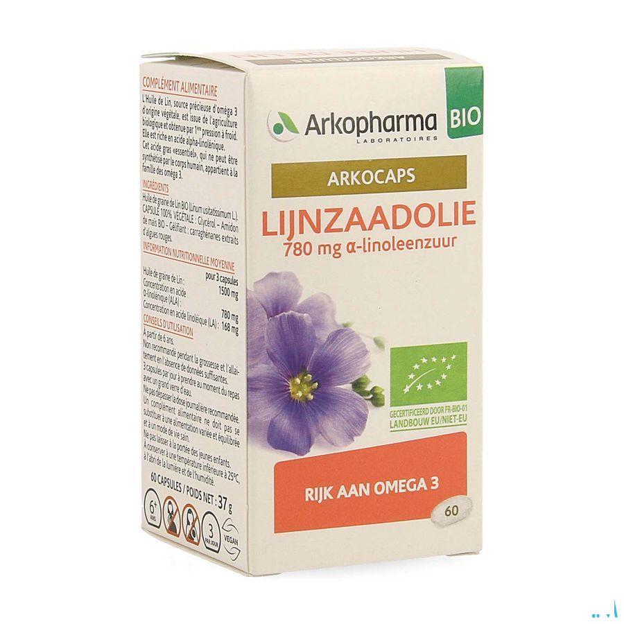 Arkogelules Huile De Lin Bio 60 Gell  -  Arkopharma
