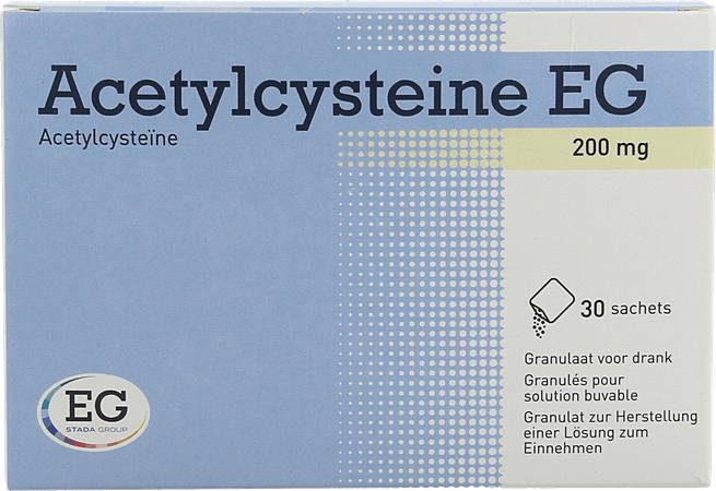 Acetylcysteine EG Zakjes 30x200 mg  -  EG