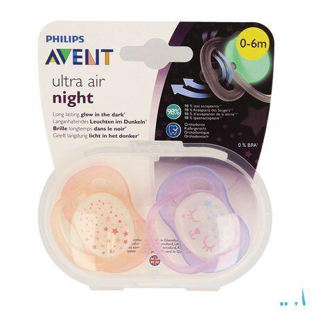 Philips Avent Fopspeen +0M Air Night Girls