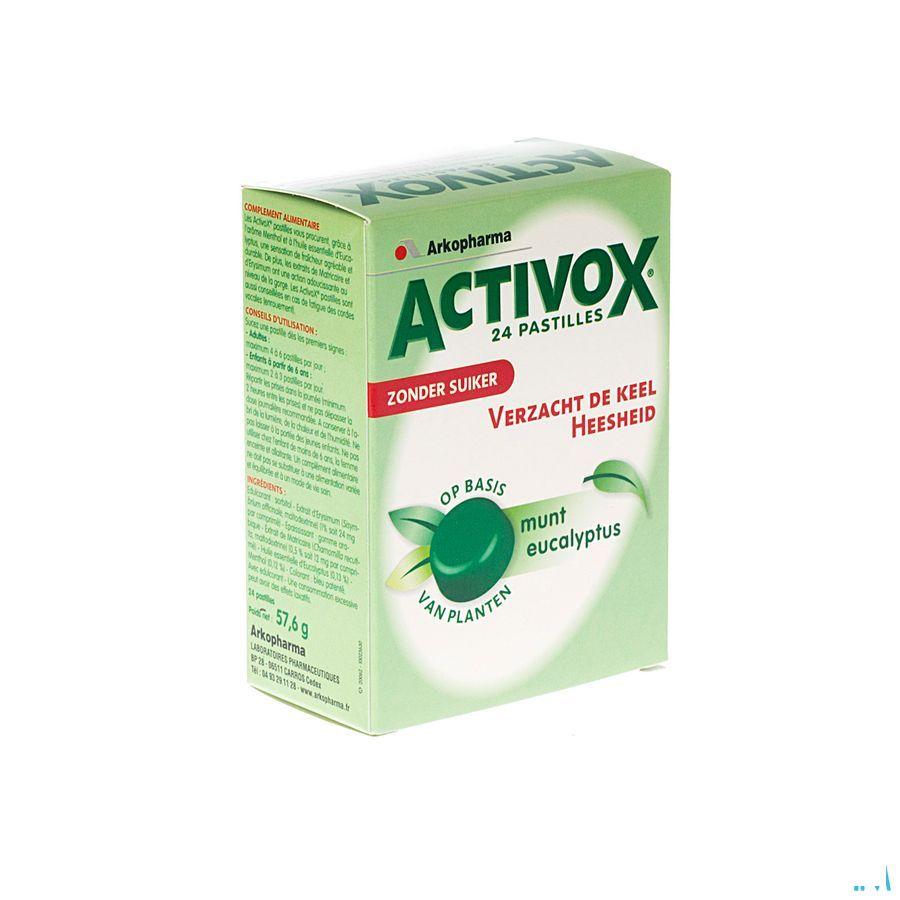 Activox Menthe-eucalyptus Ss Pastille 24 3567567  -  Arkopharma