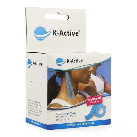 Naqi K Active Tape Blue 5,0cmx5m  -  Naqi