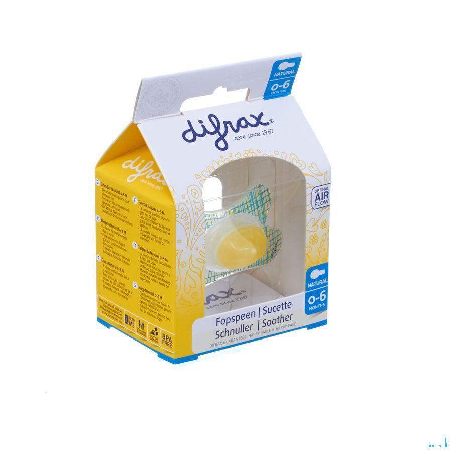 Difrax Fopspeen Natural 0-6 M  -  Difrax